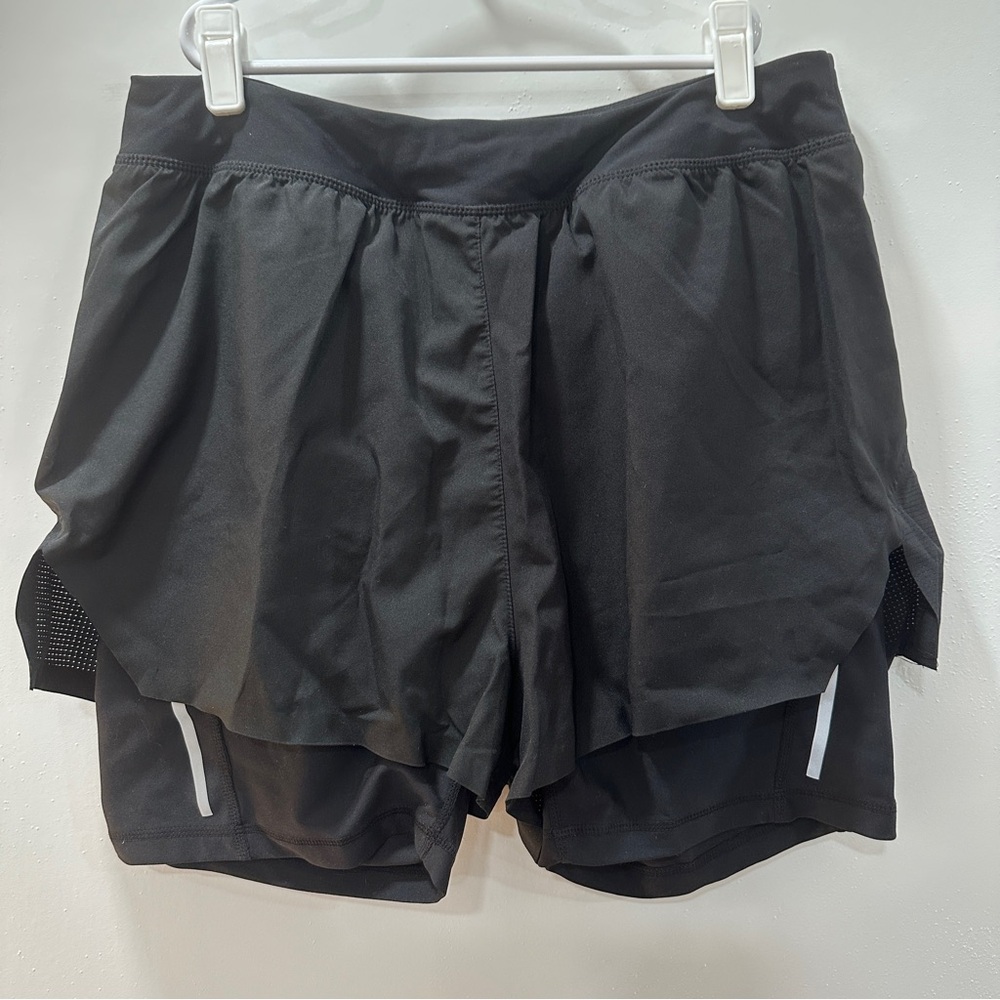 Old Navy Women’s High-Waisted 2-in-1 StretchTech Shorts - 3-inch inseam